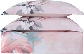 img 2 attached to Enchanting Christian Siriano Dreamy Floral King Comforter Set: Experience Luxurious Comfort!