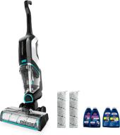 🌊 bissell 2554a crosswave cordless max all-in-one wet-dry vacuum cleaner and mop for hard floors and area rugs, black/pearl white - enhanced with electric blue accents logo