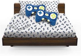 img 2 attached to 🎮 Cozy Gamer's Delight: Video Game Controller Plush Pillow for Stylish Room Decor, Perfect for Bed, Sofa, Couch, Computer Chair, and Gaming Stations - Lightweight Gift for Adults, Teens, Kids