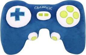 img 4 attached to 🎮 Cozy Gamer's Delight: Video Game Controller Plush Pillow for Stylish Room Decor, Perfect for Bed, Sofa, Couch, Computer Chair, and Gaming Stations - Lightweight Gift for Adults, Teens, Kids