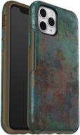 otterbox symmetry series case for iphone 11 pro - feeling rusty (colonial blue/bronze/feeling rusty iml) logo