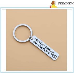 img 2 attached to FEELMEM Correctional Officer Keychain - Ideal Gift for Detention & Prison Officers