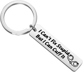 img 4 attached to FEELMEM Correctional Officer Keychain - Ideal Gift for Detention & Prison Officers