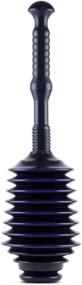 img 4 attached to Highly Efficient Master Plunger MP100-1: Clears Toilets, Kitchen Sinks, Garbage Disposal, and More with Automatic Air Relief Valve - Navy Blue