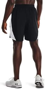 img 3 attached to Under Armour Launch Stretch Woven Shorts for Men - 7-inch Inseam