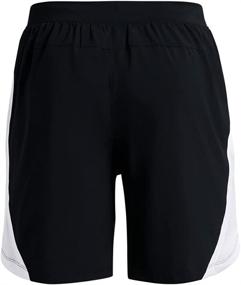 img 1 attached to Under Armour Launch Stretch Woven Shorts for Men - 7-inch Inseam