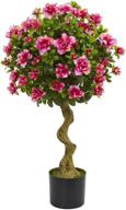 nearly natural azalea artificial topiary logo