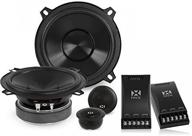 🔊 high-performance nvx v-series 5 1/4 inch 2-way component car speaker system with silk dome tweeters logo