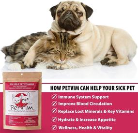 img 2 attached to 🐾 Petvim 150g Superfood Supplement - Boosts Energy and Hydration in Cats and Dogs, Supports Overall Health, Provides Key Vitamins and Essential Minerals