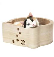 necoichi cat headed scratcher birch regular logo