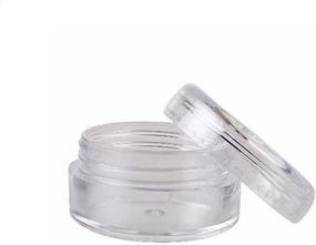 img 1 attached to Plastic Cosmetic Containers Eyshadow Container Travel Accessories