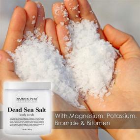 img 3 attached to 🛀 Majestic Pure Dead Sea Salt Body Scrub - Exfoliating & Stretch Concealing Formula Infused with Aromatic Oils