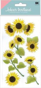 img 1 attached to 🌻 Vibrant Multicolor Jolee's Boutique 3D Sunny Sunflowers Sticker – 50-50024