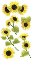 🌻 vibrant multicolor jolee's boutique 3d sunny sunflowers sticker – 50-50024 logo