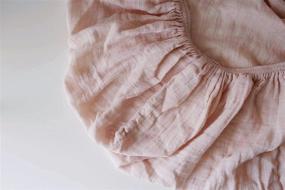 img 2 attached to 🏻 Marlowe & Co Soft Bamboo Cotton Muslin Standard Size Crib Sheet: Natural Blush for Baby Boy and Girl - Hypoallergenic, Breathable, and Ultra-Comfortable!