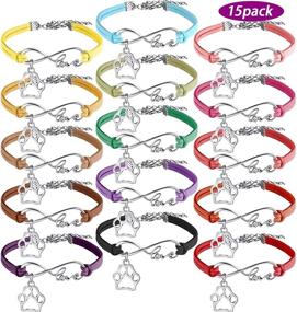 img 4 attached to Bracelets Adjustable Bangle Animal Multicolor