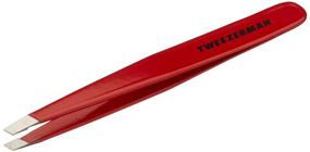 img 4 attached to 🔪 Precision at its Best: Tweezerman Stainless Steel Slant Signature Red Tweezers