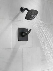 img 3 attached to 🚿 Delta T14264-BL Ashlyn Monitor 14 Series Shower Trim Only, Matte Black (Rough Not Included)