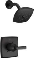 🚿 delta t14264-bl ashlyn monitor 14 series shower trim only, matte black (rough not included) logo