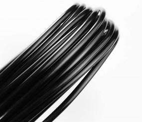 img 2 attached to 🔲 3mm Thick Black Aluminum Craft Wire, 16.4 Feet - Bendable Metal Wire for DIY Crafts Making