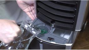 img 4 attached to 🌀 Портативный вентилятор Quilo QE1SKS – тихий, энергоэффективный, 3-в-1 испарительный охладитель и увлажнитель возуха