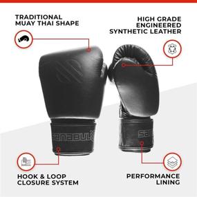 img 2 attached to 🥊 Sanabul Battle Forged Muay Thai Style Gloves: Ideal for Boxing, Kickboxing, Heavy Bag Training, Pads, Sparring, and More