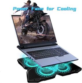 img 2 attached to Cooling Notebook Powered Compatible Control Laptop Accessories for Cooling Pads & External Fans