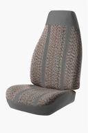 🚗 fia tr49-1 custom-fit gray front seat cover split seat 40/20/40 - saddle blanket (gray) logo