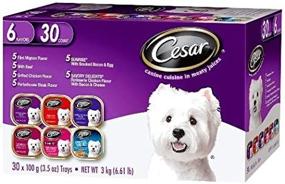 img 1 attached to 🐕 Cesar Canine Cuisine: Meaty Juices Variety Pack 30 Count - 6.61 lbs - Ultimate Dog Food Assortment