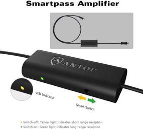 img 3 attached to 📺 Enhance Your Over-The-Air TV Signal with ANTOP AT-601B Smartpass Amplifier - High Gain, Low Noise & 4G LTE Filter Included! (5' USB Cable, 3' and 0.3' Coaxial Cables, Black)