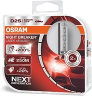 💡 upgrade your car's headlights with osram xenarc night breaker laser d2s xenon bulbs (twin) logo