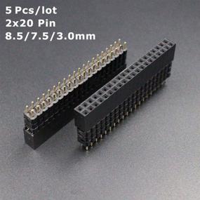 img 2 attached to 🔌 HELLOYEE 2x20 Pin GPIO Stacking Header Compatibility for Raspberry Pi 4, A+, B+, 2, 3 (Pack of 5)