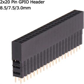 img 1 attached to 🔌 HELLOYEE 2x20 Pin GPIO Stacking Header Compatibility for Raspberry Pi 4, A+, B+, 2, 3 (Pack of 5)