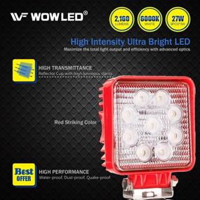img 3 attached to 🔦 WF Magnetic Work Light: Versatile LED Flood Beam Lamp for Truck, Trailer & Off-road Emergency Repairs