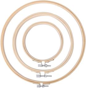 img 4 attached to 🧵 Beginners Embroidery Hoop Kit - Small 4 6 8 inch Hand Cross Stitch Hoops, Supplies, and Accessories
