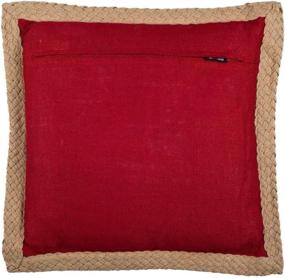 img 1 attached to 🔴 Safavieh Pillows Collection Red Sweet Sorona Decorative Pillow Set, 18-Inch, Pack of 2
