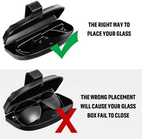 img 3 attached to Universal Automotive Eyeglasses Protective Organizer