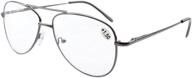 👓 discover eyekepper pilot bifocal readers: polycarbonate lens spring temple bifocal reading glasses logo