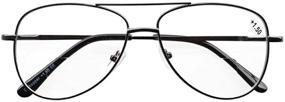 img 3 attached to 👓 Discover Eyekepper Pilot Bifocal Readers: Polycarbonate Lens Spring Temple Bifocal Reading Glasses