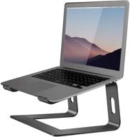 📱 orionstar portable aluminum laptop stand – compatible with apple macbook air/pro and 10-15.6 inch notebooks – detachable ergonomic elevator holder – sleek black design logo