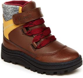 img 4 attached to Кроссовки для мальчиков Carters Boys Fashion Brown "Toddler Boys