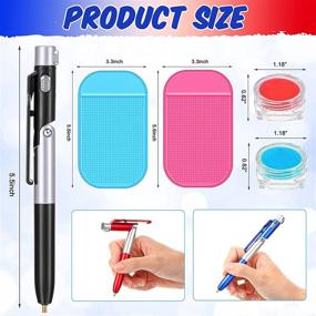 img 2 attached to LED Diamond Painting Drill Pen with Light, Foldable Diamond Painting Pen, Plus 6 Glue Clay and 2 Sticky Non-Slip Mats – Complete Diamond Painting Accessories Kit