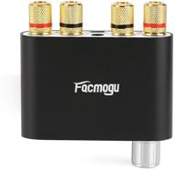🔊 facmogu s800 100w bluetooth audio amplifier, 12v dc power supply, 5a, 50w+50w dual channels hifi stereo bluetooth 5.0 receiver bass amp, home car amplifier with built-in emi - black logo