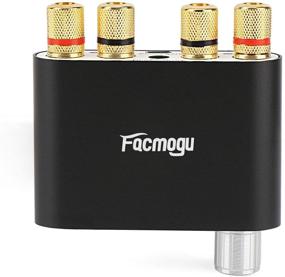 img 4 attached to 🔊 Facmogu S800 100W Bluetooth Audio Amplifier, 12V DC Power Supply, 5A, 50W+50W Dual Channels HiFi Stereo Bluetooth 5.0 Receiver Bass Amp, Home Car Amplifier with Built-in EMI - Black