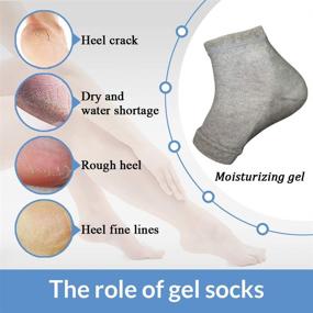 img 2 attached to Moisturizing Gel Socks 2Pairs Prevents