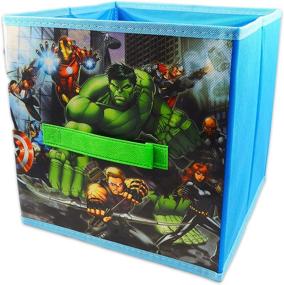 img 1 attached to 🦸 Marvel Avengers Storage Bin 3 Pack ~ Ultimate Superhero Room Accessories Bundle - Perfect Avengers Locker Bins for Boys and Girls Room Organization, Complete with Stickers and More (Marvel Room Decor)