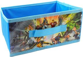 img 2 attached to 🦸 Marvel Avengers Storage Bin 3 Pack ~ Ultimate Superhero Room Accessories Bundle - Perfect Avengers Locker Bins for Boys and Girls Room Organization, Complete with Stickers and More (Marvel Room Decor)