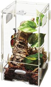 img 4 attached to 🏞️ Enhanced Zilla Micro Habitat Terrariums with Secure Locking Latch