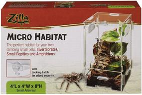 img 3 attached to 🏞️ Enhanced Zilla Micro Habitat Terrariums with Secure Locking Latch