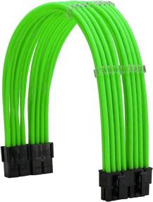 img 2 attached to FormulaMod Sleeve Extension Power Supply Cable Kit 18AWG ATX 24P EPS 8-P PCI-E8-P With Combs For PSU To Motherboard/GPU (Green)